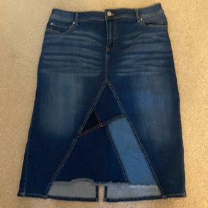 Denim skirt